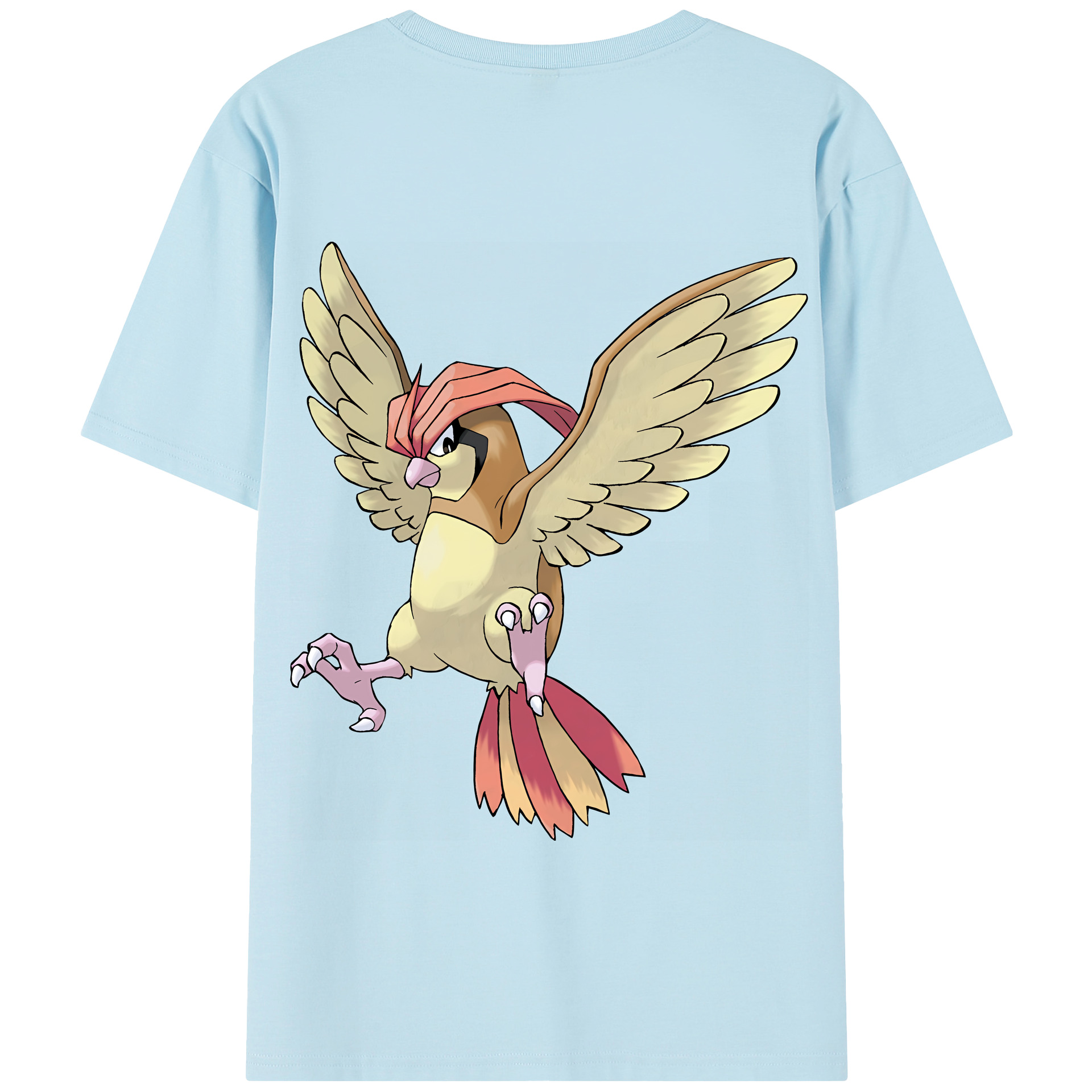 （画像用） ポケットモンスター Pokémon 綿100％半袖Tシャツ（背面プリント）